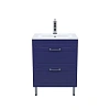 Тумба с раковиной IDDIS Oxford (OXF60N0i95K) напольная, 60 см, синий Тумба с раковиной IDDIS Oxford (OXF60N0i95K) напольная, 60 см, синий