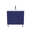 Тумба с раковиной IDDIS Oxford (OXF80N0i95K) напольная, 80 см, синий Тумба с раковиной IDDIS Oxford (OXF80N0i95K) напольная, 80 см, синий