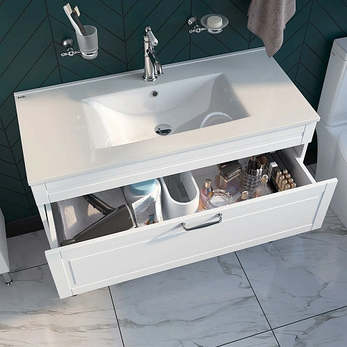 Тумба с раковиной IDDIS Oxford 100 см (OXF10W1i95K) Тумба с раковиной IDDIS Oxford 100 см (OXF10W1i95K)