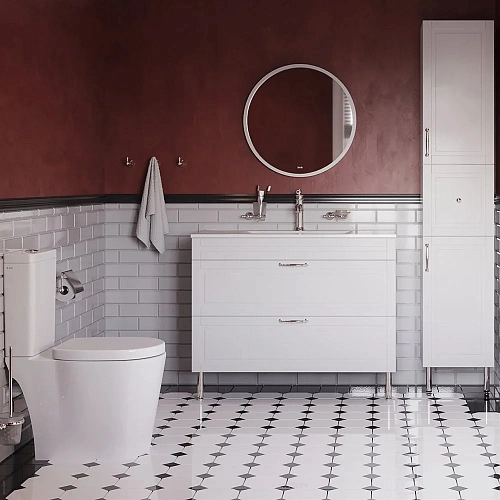 Тумба с раковиной IDDIS Oxford 100 см (OXF10W1i95K) Тумба с раковиной IDDIS Oxford 100 см (OXF10W1i95K)