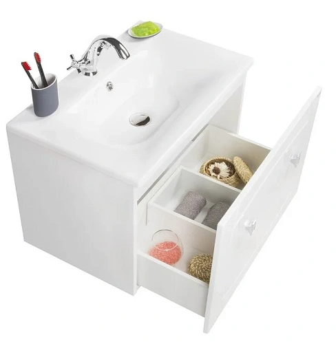 Тумба с раковиной IDDIS Rise 70 подвесная белая (RIS70W0i95K) Тумба с раковиной IDDIS Rise 70 подвесная белая (RIS70W0i95K)