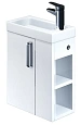 Тумба с раковиной IDDIS Torr 40 подвесная белая полки справа (TOR40WRi95K) Тумба с раковиной IDDIS Torr 40 подвесная белая полки справа (TOR40WRi95K)