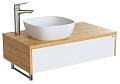 Тумба с раковиной IDDIS Torr подвесная 80 см белый/светлое дерево (TOR80W0i95K) Тумба с раковиной IDDIS Torr подвесная 80 см белый/светлое дерево (TOR80W0i95K)