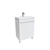 Тумба с раковиной Iddis Zodiac 60 см (ZOD6CDFi95K) напольная с дверцами, белая,