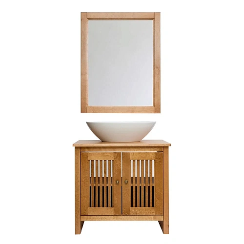 Тумба с раковиной Orange Capri OCT-75TU+RA напольная, тик Тумба с раковиной Orange Capri OCT-75TU+RA напольная, тик