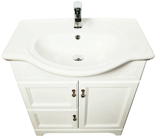 Тумба с раковиной Orange Classic 75 Белая F7-75TU3 Тумба с раковиной Orange Classic 75 Белая F7-75TU3