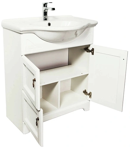 Тумба с раковиной Orange Classic 75 Белая F7-75TU3 Тумба с раковиной Orange Classic 75 Белая F7-75TU3