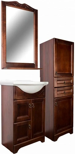 Тумба с раковиной Orange Classic 75 Орех F7-75TU1 Тумба с раковиной Orange Classic 75 Орех F7-75TU1