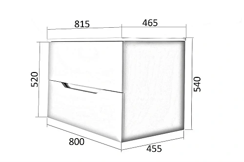 Тумба с раковиной Orange Line Li-80Tub+Ra подвесная, черный матовый Тумба с раковиной Orange Line Li-80Tub+Ra подвесная, черный матовый