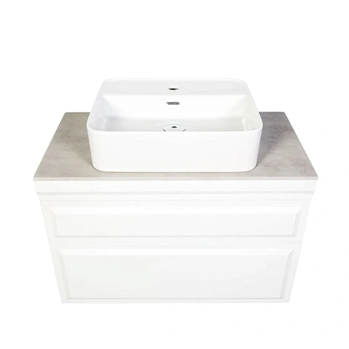 Тумба с раковиной Orange Modi-75TU+RA подвесная, белый Тумба с раковиной Orange Modi-75TU+RA подвесная, белый