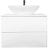 Тумба с раковиной Orange Otto 75 подвесная Белая Ot-75Tu+Ra Тумба с раковиной Orange Otto 75 подвесная Белая Ot-75Tu+Ra
