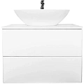 Тумба с раковиной Orange Otto 75 подвесная Белая Ot-75Tu+Ra Тумба с раковиной Orange Otto 75 подвесная Белая Ot-75Tu+Ra