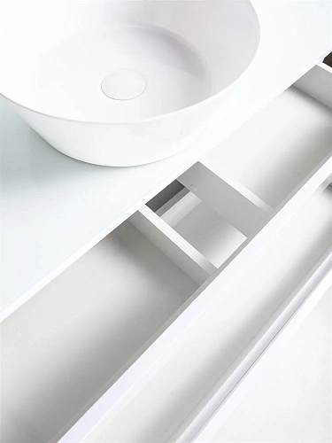 Тумба с раковиной Orange Otto Ot-100TuGLASS+B08-360W подвесная Тумба с раковиной Orange Otto Ot-100TuGLASS+B08-360W подвесная