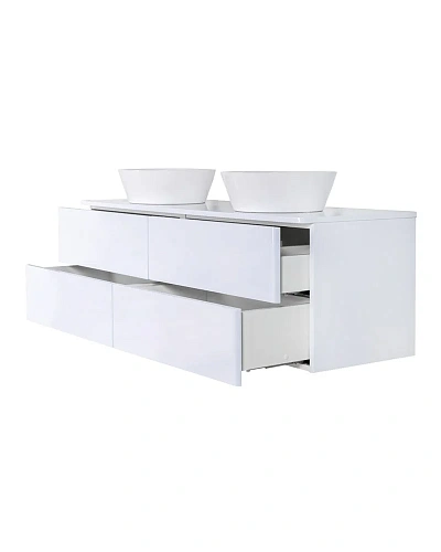 Тумба с раковиной Orange Otto Ot-130TuMDF+B08-360W подвесная Тумба с раковиной Orange Otto Ot-130TuMDF+B08-360W подвесная