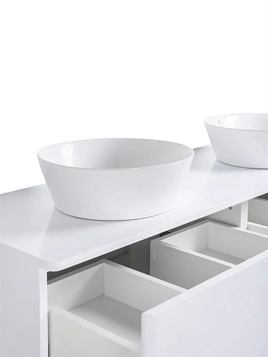 Тумба с раковиной Orange Otto Ot-130TuMDF+B08-360W подвесная Тумба с раковиной Orange Otto Ot-130TuMDF+B08-360W подвесная