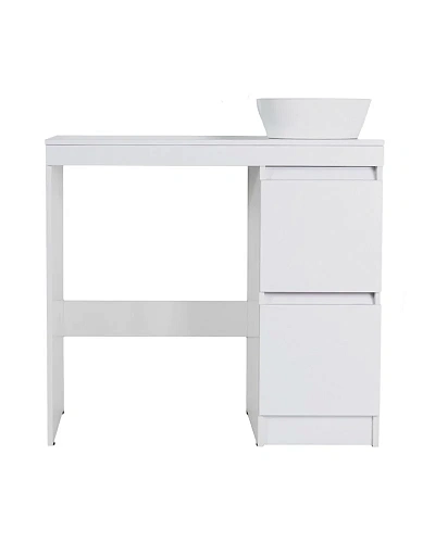 Тумба с раковиной Orange Sistema STM-100TUW+RA напольная, белый Тумба с раковиной Orange Sistema STM-100TUW+RA напольная, белый