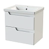 Тумба с раковиной Orange TOPLINE-Milano TP-M60-02+RA подвесная, белый глянец Тумба с раковиной Orange TOPLINE-Milano TP-M60-02+RA подвесная, белый глянец