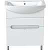 Тумба с раковиной Orange TOPLINE-Rio TR70-03E+RA напольная, белый глянец Тумба с раковиной Orange TOPLINE-Rio TR70-03E+RA напольная, белый глянец