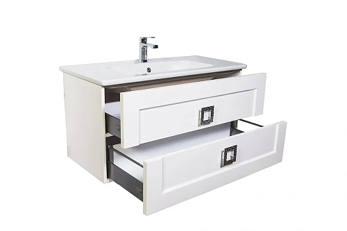 Тумба с раковиной Orange Альма 100 подвесная Белая Alma-100TU+RA Тумба с раковиной Orange Альма 100 подвесная Белая Alma-100TU+RA