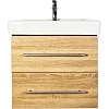 Тумба с раковиной Orange Бриз 60 подвесная Дуб Br-60TUD+RA