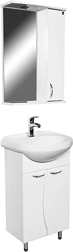Тумба с раковиной Orange Диана 50 Белая Di-50TU+RA Тумба с раковиной Orange Диана 50 Белая Di-50TU+RA