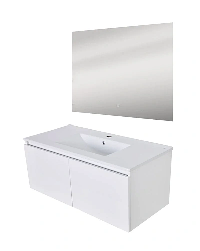 Тумба с раковиной Orange КВАДРО KV-100TUW+Ra подвесная Тумба с раковиной Orange КВАДРО KV-100TUW+Ra подвесная
