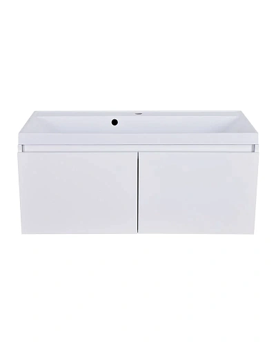 Тумба с раковиной Orange КВАДРО KV-100TUW+Racl подвесная Тумба с раковиной Orange КВАДРО KV-100TUW+Racl подвесная