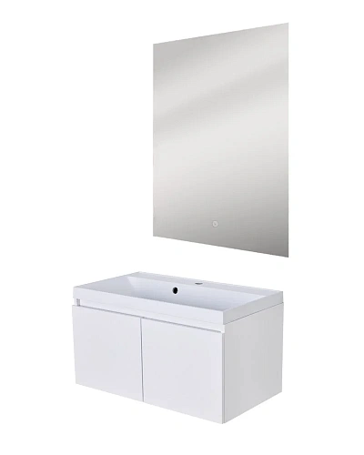 Тумба с раковиной Orange КВАДРО KV-60TUW+Racl подвесная Тумба с раковиной Orange КВАДРО KV-60TUW+Racl подвесная