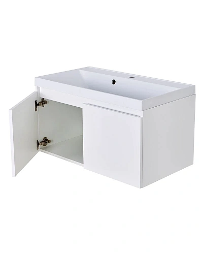 Тумба с раковиной Orange КВАДРО KV-80TUW+Racl подвесная Тумба с раковиной Orange КВАДРО KV-80TUW+Racl подвесная