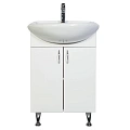 Тумба с раковиной Orange Кларис 57 Белая Kl-55TUW+RA Тумба с раковиной Orange Кларис 57 Белая Kl-55TUW+RA