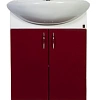 Тумба с раковиной Orange Кларис 57 Бордовая Kl-55TUC+RA Тумба с раковиной Orange Кларис 57 Бордовая Kl-55TUC+RA
