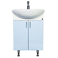 Тумба с раковиной Orange Кларис 57 Голубая Kl-55TUB+RA Тумба с раковиной Orange Кларис 57 Голубая Kl-55TUB+RA