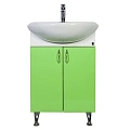 Тумба с раковиной Orange Кларис 57 Салатовая Kl-55TUL+RA Тумба с раковиной Orange Кларис 57 Салатовая Kl-55TUL+RA