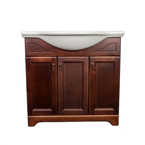 Тумба с раковиной Orange Классик F7-85TU1+Ra напольная, орех антикварный Тумба с раковиной Orange Классик F7-85TU1+Ra напольная, орех антикварный