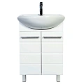 Тумба с раковиной Orange Корро 57 Белая Ko-55TUW+RA Тумба с раковиной Orange Корро 57 Белая Ko-55TUW+RA