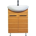 Тумба с раковиной Orange Корро 57 Венге Ko-55TUV+RA Тумба с раковиной Orange Корро 57 Венге Ko-55TUV+RA