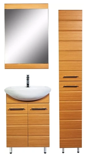 Тумба с раковиной Orange Корро 57 Кокос Ko-55TUK+RA Тумба с раковиной Orange Корро 57 Кокос Ko-55TUK+RA