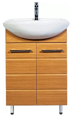 Тумба с раковиной Orange Корро 57 Кокос Ko-55TUK+RA Тумба с раковиной Orange Корро 57 Кокос Ko-55TUK+RA