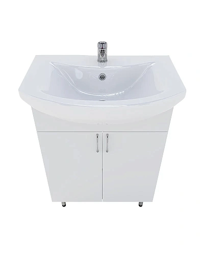 Тумба с раковиной Orange Лайт LA-60TUW+GR напольная белый Тумба с раковиной Orange Лайт LA-60TUW+GR напольная белый