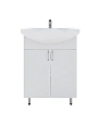 Тумба с раковиной Orange Лайт LA-60TUW+GR напольная белый Тумба с раковиной Orange Лайт LA-60TUW+GR напольная белый