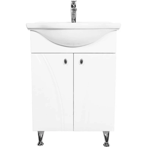 Тумба с раковиной Orange Лотос 60 Белая Lo-60RA Тумба с раковиной Orange Лотос 60 Белая Lo-60RA