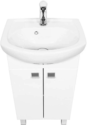 Тумба с раковиной Orange Рио 45 Белая Ri-45TU+RA Тумба с раковиной Orange Рио 45 Белая Ri-45TU+RA