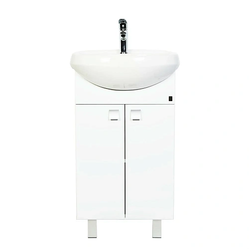 Тумба с раковиной Orange Рио 50 Белая Ri-50TU+RA Тумба с раковиной Orange Рио 50 Белая Ri-50TU+RA