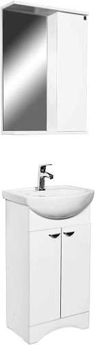 Тумба с раковиной Orange Сити 46 Белая Si-45TU+RA Тумба с раковиной Orange Сити 46 Белая Si-45TU+RA