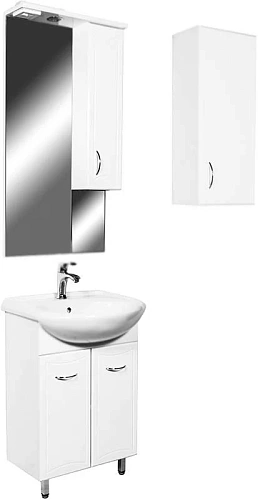 Тумба с раковиной Orange Стиль 57 Белая St-55TU+RA Тумба с раковиной Orange Стиль 57 Белая St-55TU+RA