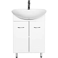Тумба с раковиной Orange Стиль 57 Белая St-55TU+RA Тумба с раковиной Orange Стиль 57 Белая St-55TU+RA