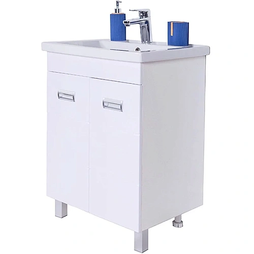 Тумба с раковиной Orange Таис 60 Белая Ta-60TUW+RA Тумба с раковиной Orange Таис 60 Белая Ta-60TUW+RA