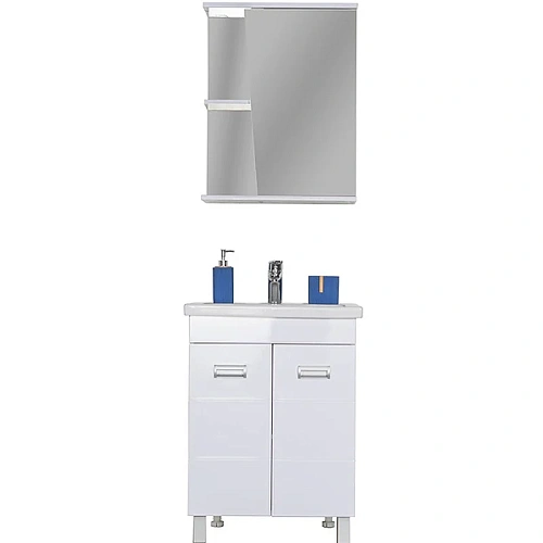 Тумба с раковиной Orange Таис 60 Белая Ta-60TUW+RA Тумба с раковиной Orange Таис 60 Белая Ta-60TUW+RA