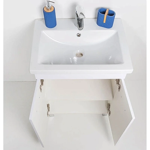 Тумба с раковиной Orange Таис 60 Белая Ta-60TUW+RA Тумба с раковиной Orange Таис 60 Белая Ta-60TUW+RA