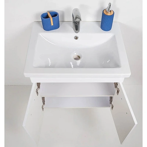 Тумба с раковиной Orange Таис 60 подвесная Белая TP2-TUW+RA Тумба с раковиной Orange Таис 60 подвесная Белая TP2-TUW+RA